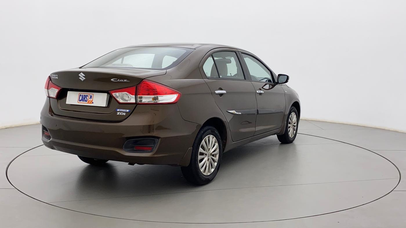 2016 Maruti Ciaz ZDI SHVS, Diesel, Manual, 71,483 km, Right Back Diagonal