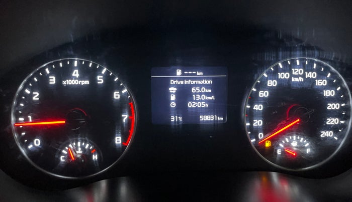 2021 KIA SELTOS HTE 1.5 PETROL, Petrol, Manual, 58,874 km, Odometer Image