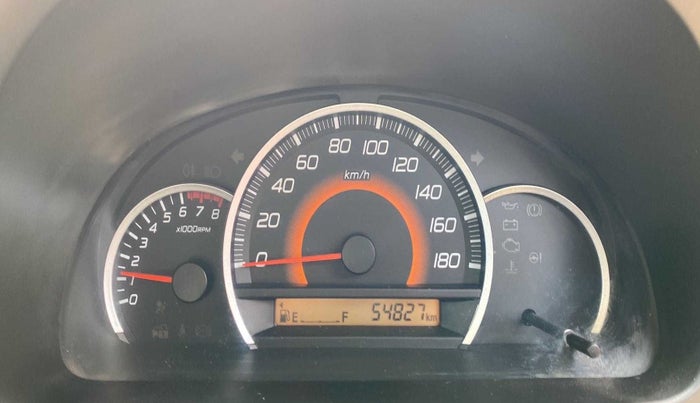 2016 Maruti Wagon R 1.0 VXI, Petrol, Manual, 54,820 km, Odometer Image