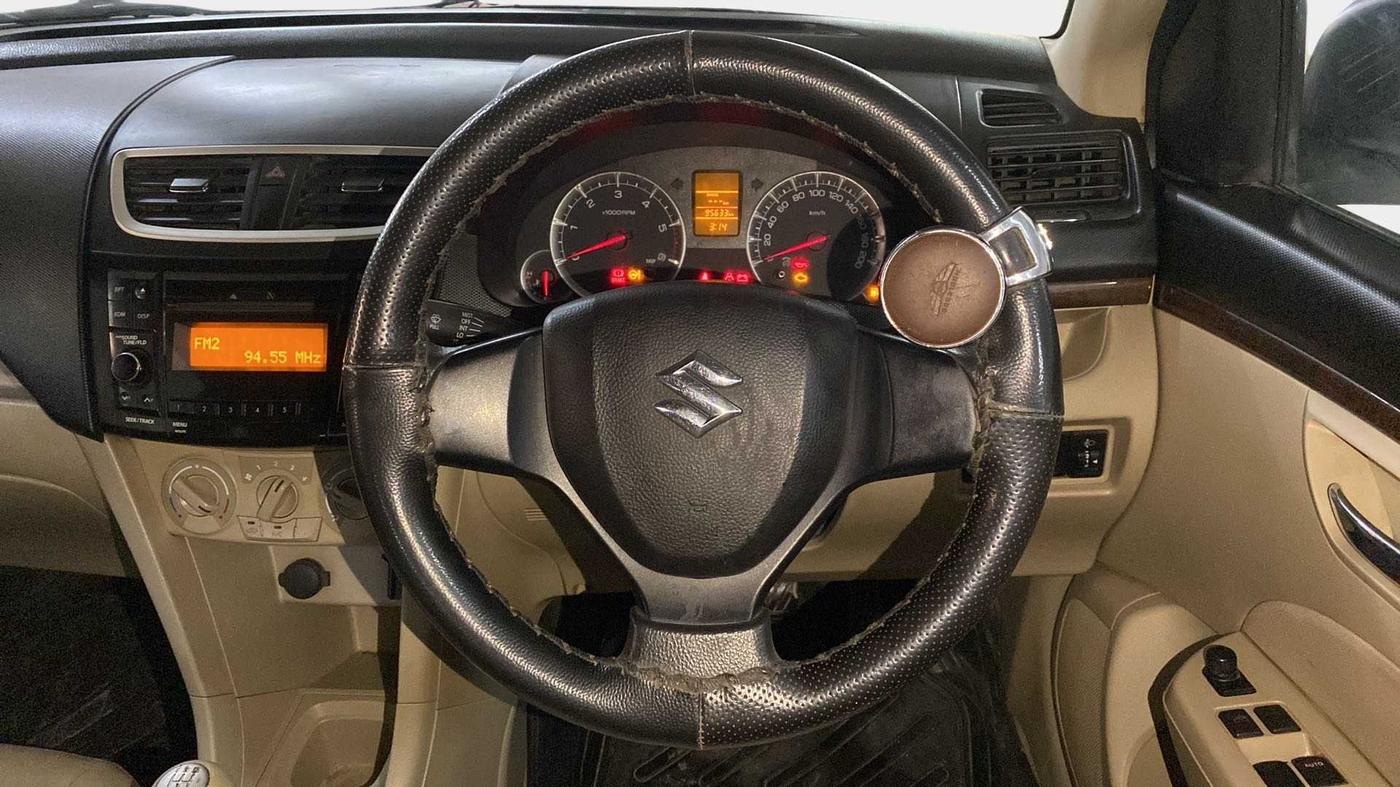 2017 Maruti Swift Dzire VDI ABS, Diesel, Manual, 95,538 km, Steering Wheel Close Up