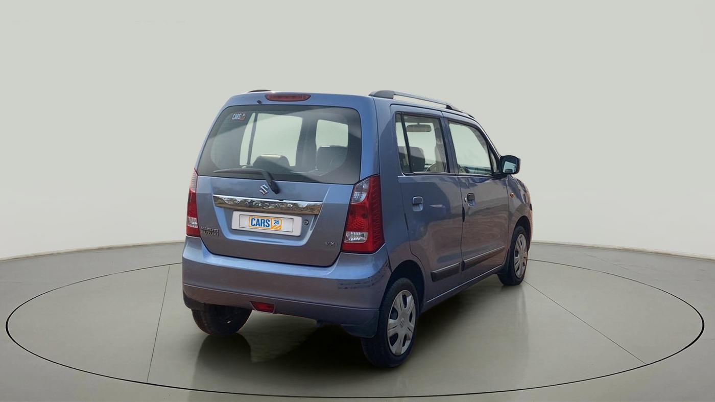 2012 Maruti Wagon R 1.0 VXI, Petrol, Manual, 47,129 km, Right Back Diagonal