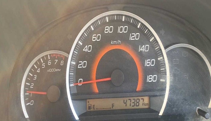 2012 Maruti Wagon R 1.0 VXI, Petrol, Manual, 47,129 km, Odometer Image