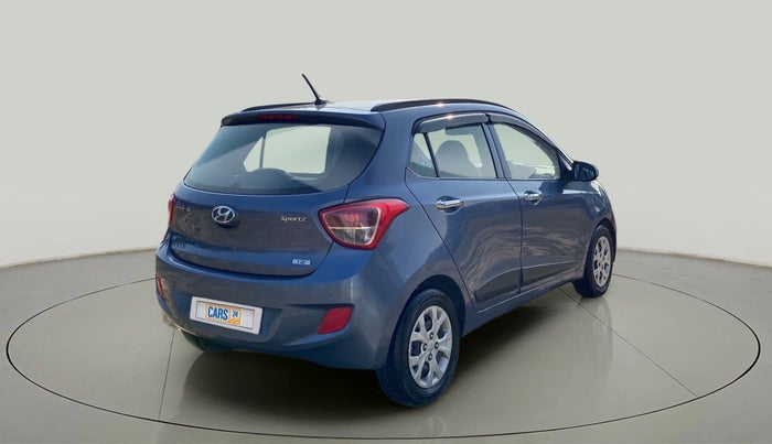 2014 Hyundai Grand i10 SPORTZ 1.2 KAPPA VTVT, Petrol, Manual, 59,959 km, Right Back Diagonal