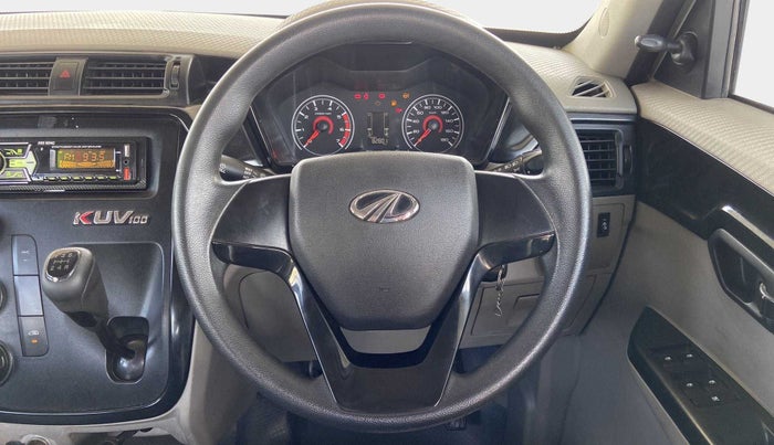 2017 Mahindra Kuv100 K4 6 STR, Petrol, Manual, 82,788 km, Steering Wheel Close Up