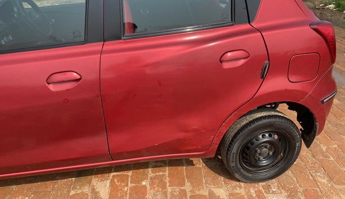 2018 Datsun Go T, Petrol, Manual, 43,186 km, Rear left door - Slightly dented