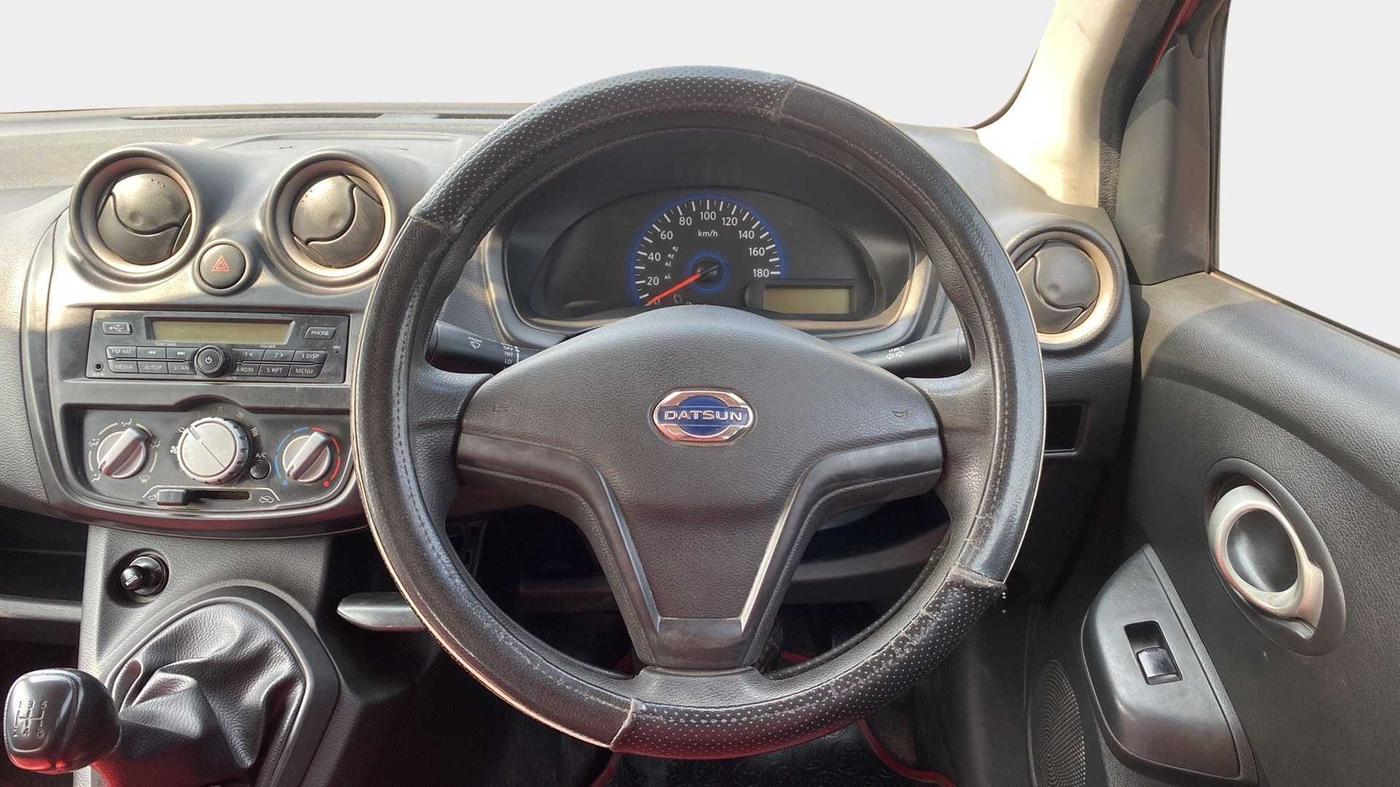 2018 Datsun Go T, Petrol, Manual, 43,186 km, Steering Wheel Close Up