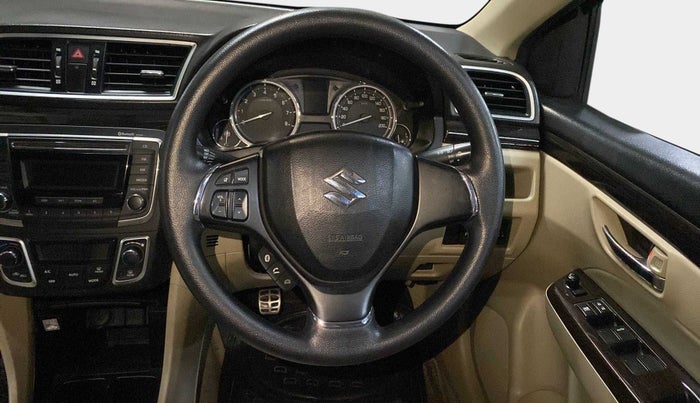 2018 Maruti Ciaz ZETA 1.4  MT PETROL, Petrol, Manual, 50,006 km, Steering Wheel Close Up