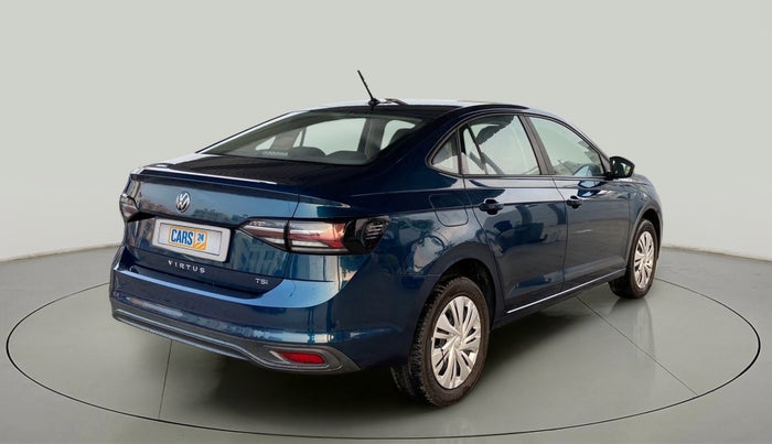 2023 Volkswagen VIRTUS COMFORTLINE TSI 1.0 MT, Petrol, Manual, 3,716 km, Right Back Diagonal