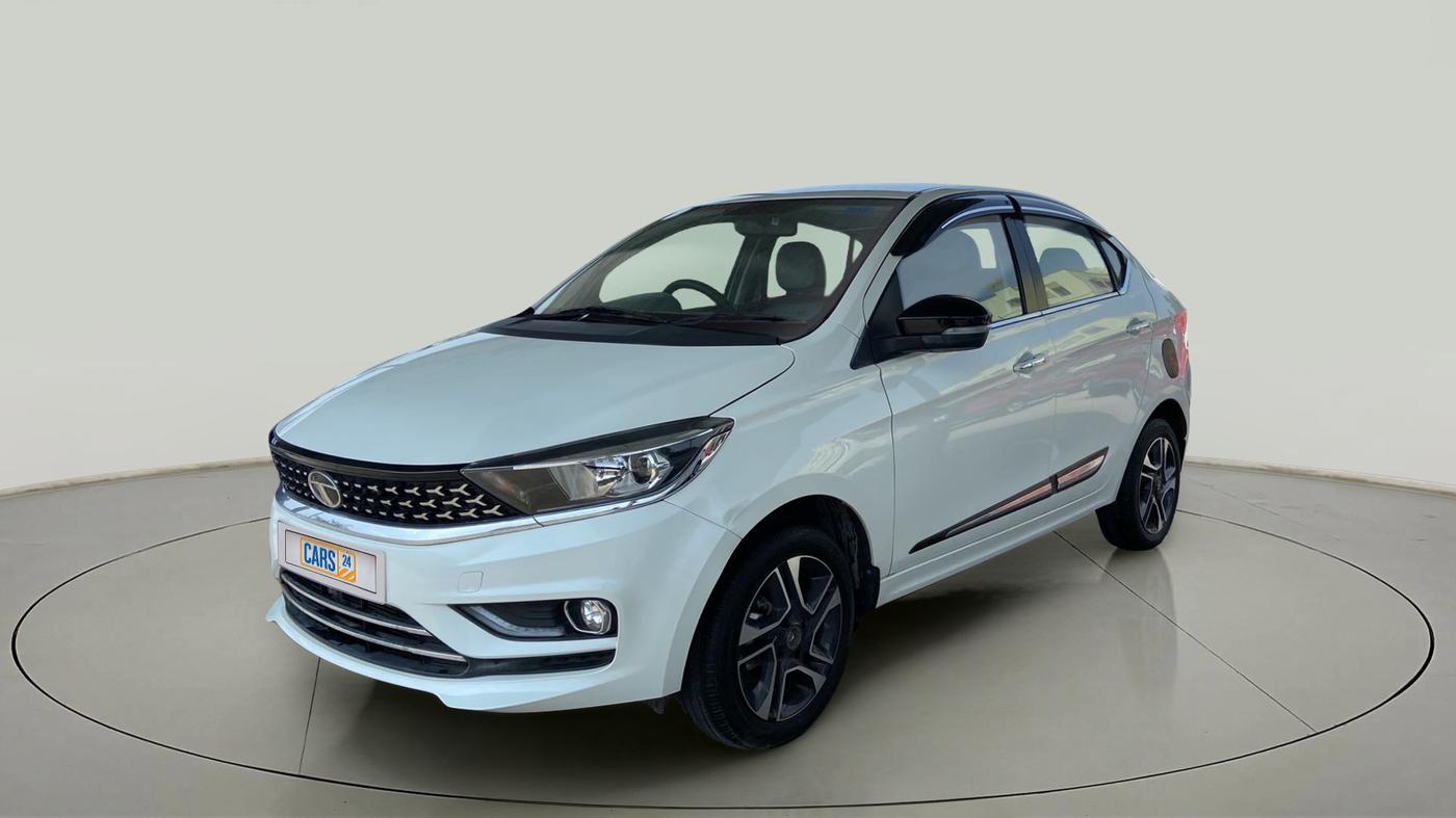 2021 Tata TIGOR XZ PLUS PETROL, Petrol, Manual, 11,868 km, Left Front Diagonal