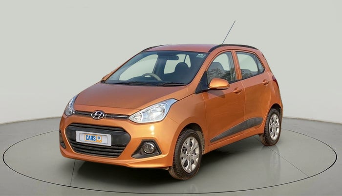 2015 Hyundai Grand i10 SPORTZ 1.2 KAPPA VTVT, Petrol, Manual, 35,110 km, Left Front Diagonal