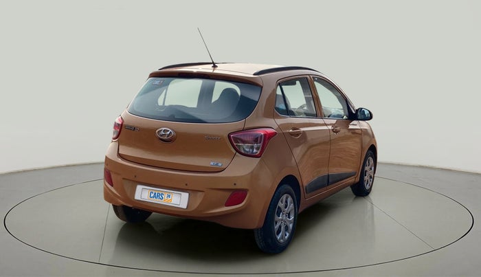 2015 Hyundai Grand i10 SPORTZ 1.2 KAPPA VTVT, Petrol, Manual, 35,110 km, Right Back Diagonal