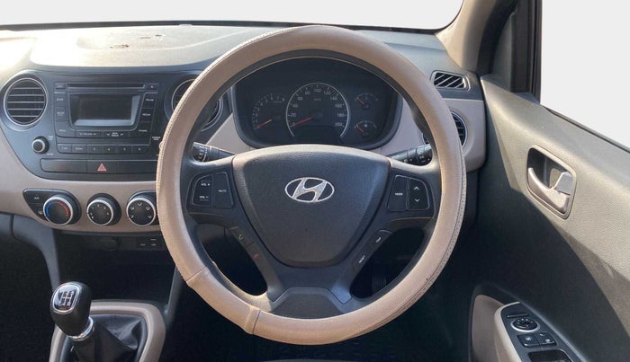 2015 Hyundai Grand i10 SPORTZ 1.2 KAPPA VTVT, Petrol, Manual, 35,110 km, Steering Wheel Close Up