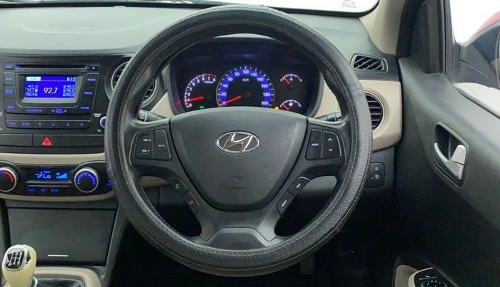 2015 Hyundai Xcent SX 1.2 (O), Petrol, Manual, 71,955 km, Steering Wheel Close Up