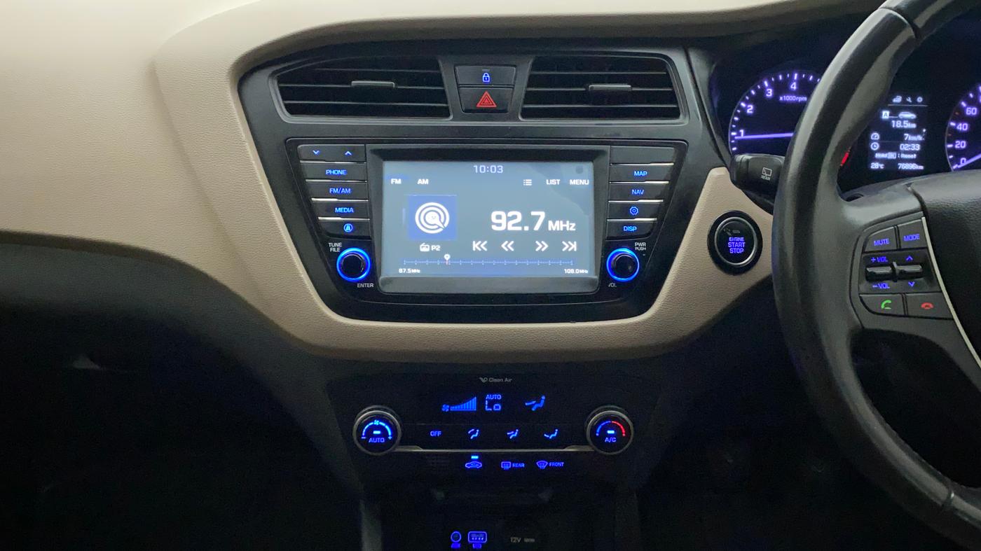 2017 Hyundai Elite i20 ASTA 1.2 (O), Petrol, Manual, 76,977 km, Air Conditioner