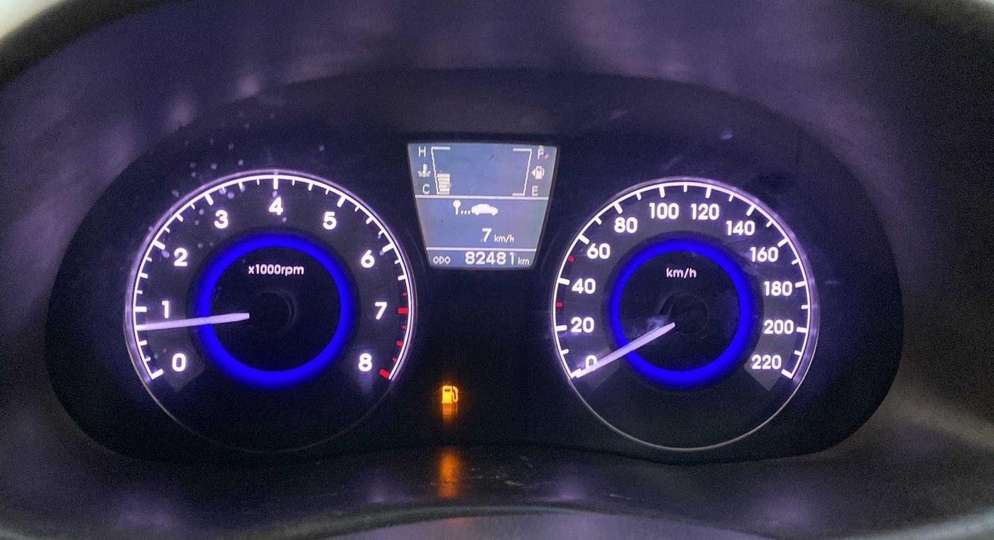 2012 Hyundai Verna FLUIDIC 1.6 VTVT SX, Petrol, Manual, 82,471 km, Odometer Image