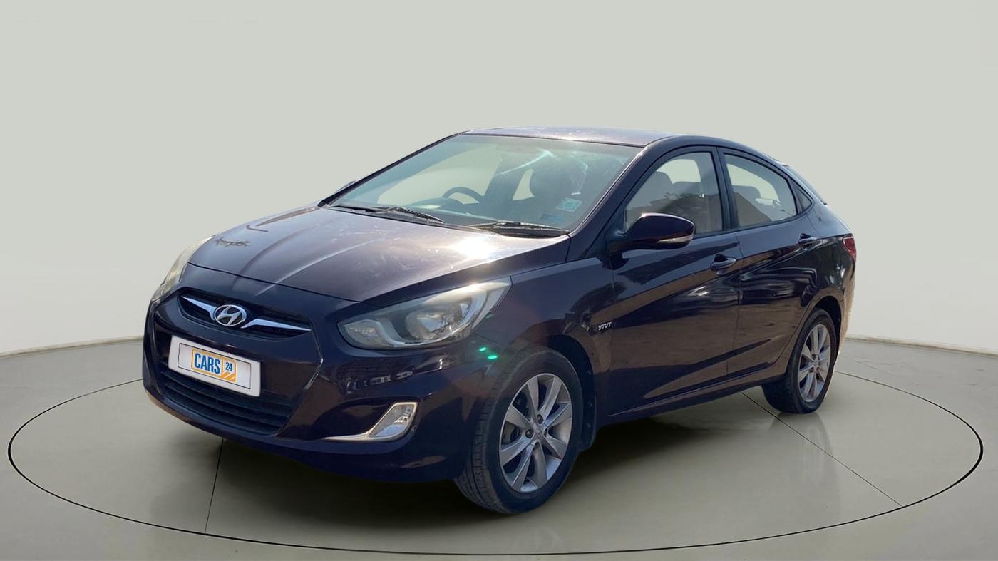 2012 Hyundai Verna FLUIDIC 1.6 VTVT SX, Petrol, Manual, 82,471 km, Left Front Diagonal