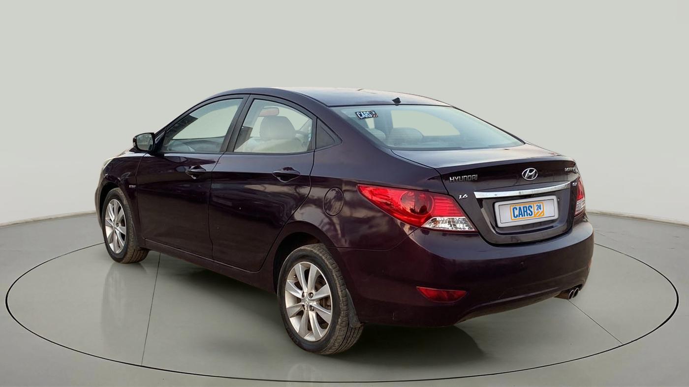 2012 Hyundai Verna FLUIDIC 1.6 VTVT SX, Petrol, Manual, 82,471 km, Left Back Diagonal