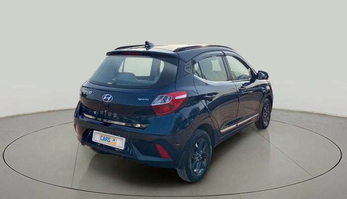 2021 Hyundai GRAND I10 NIOS SPORTZ AMT 1.2 KAPPA VTVT, Petrol, Automatic, 15,196 km, Right Back Diagonal