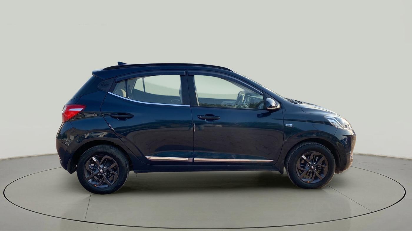2021 Hyundai GRAND I10 NIOS SPORTZ AMT 1.2 KAPPA VTVT, Petrol, Automatic, 15,196 km, Right Side View