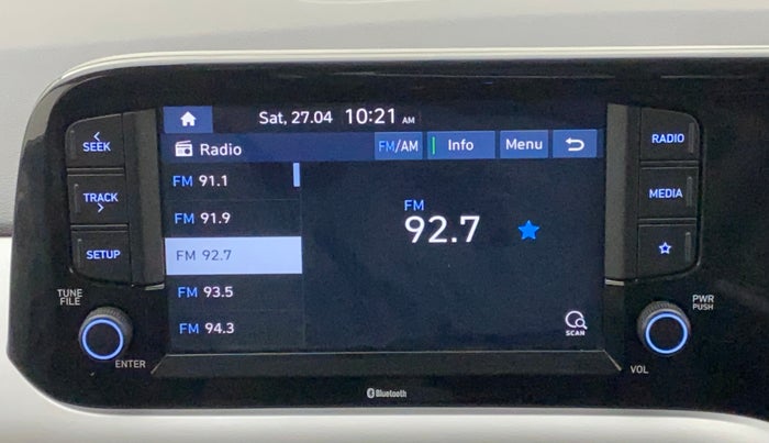 2019 Hyundai GRAND I10 NIOS SPORTZ AMT 1.2 KAPPA VTVT, Petrol, Automatic, 36,365 km, Infotainment System