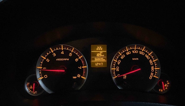 2015 Maruti Swift ZXI, Petrol, Manual, 56,805 km, Odometer Image