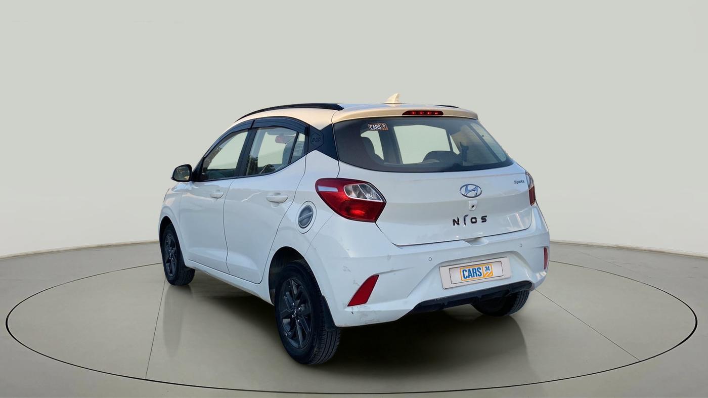 2020 Hyundai GRAND I10 NIOS SPORTZ AMT 1.2 KAPPA VTVT, Petrol, Automatic, 42,358 km, Left Back Diagonal