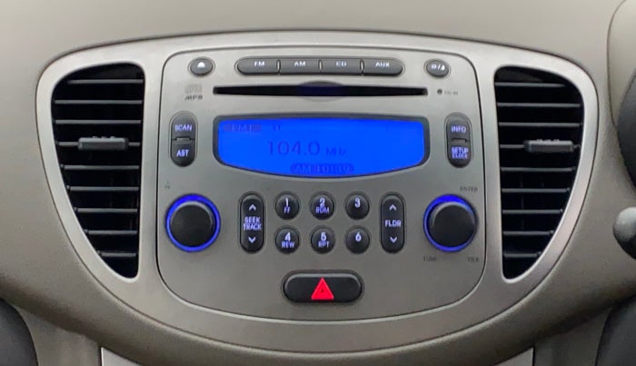 2012 Hyundai i10 SPORTZ 1.2, Petrol, Manual, 81,073 km, Infotainment System