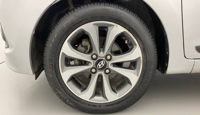 2014 Hyundai Xcent SX 1.2 (O), Petrol, Manual, 46,449 km, Left Front Wheel