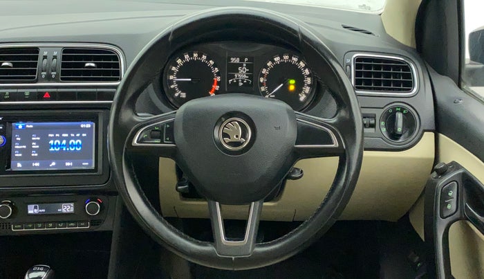 2018 Skoda Rapid AMBITION 1.5 TDI AT, Diesel, Automatic, 97,682 km, Steering Wheel Close Up