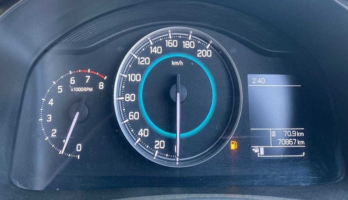 2017 Maruti IGNIS DELTA 1.2, Petrol, Manual, 70,869 km, Odometer Image