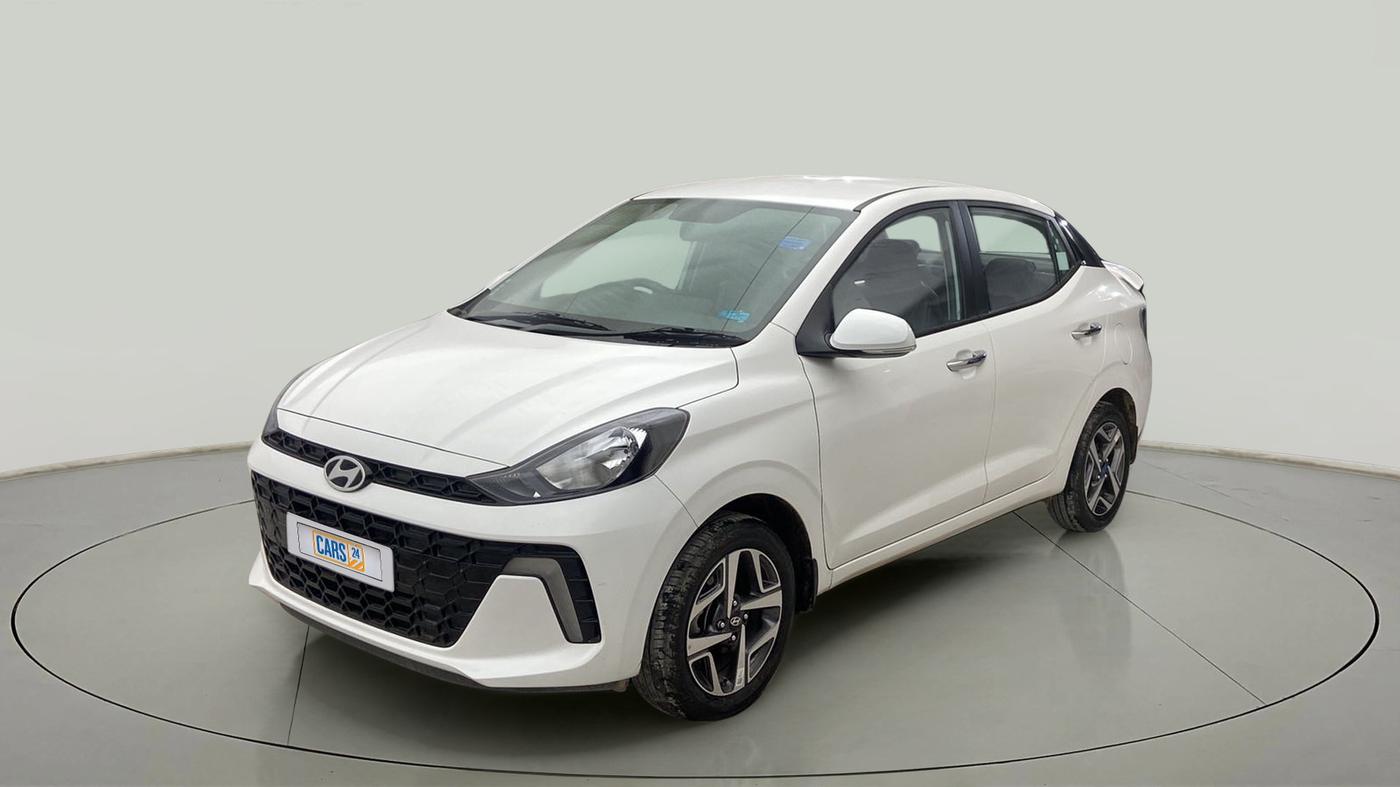 2023 Hyundai AURA SX 1.2 CNG, CNG, Manual, 11,056 km, Left Front Diagonal