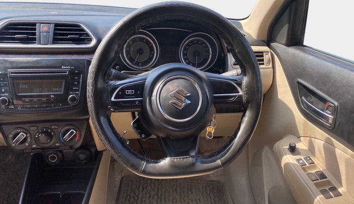 2019 Maruti Dzire VXI, Petrol, Manual, 17,933 km, Steering Wheel Close Up