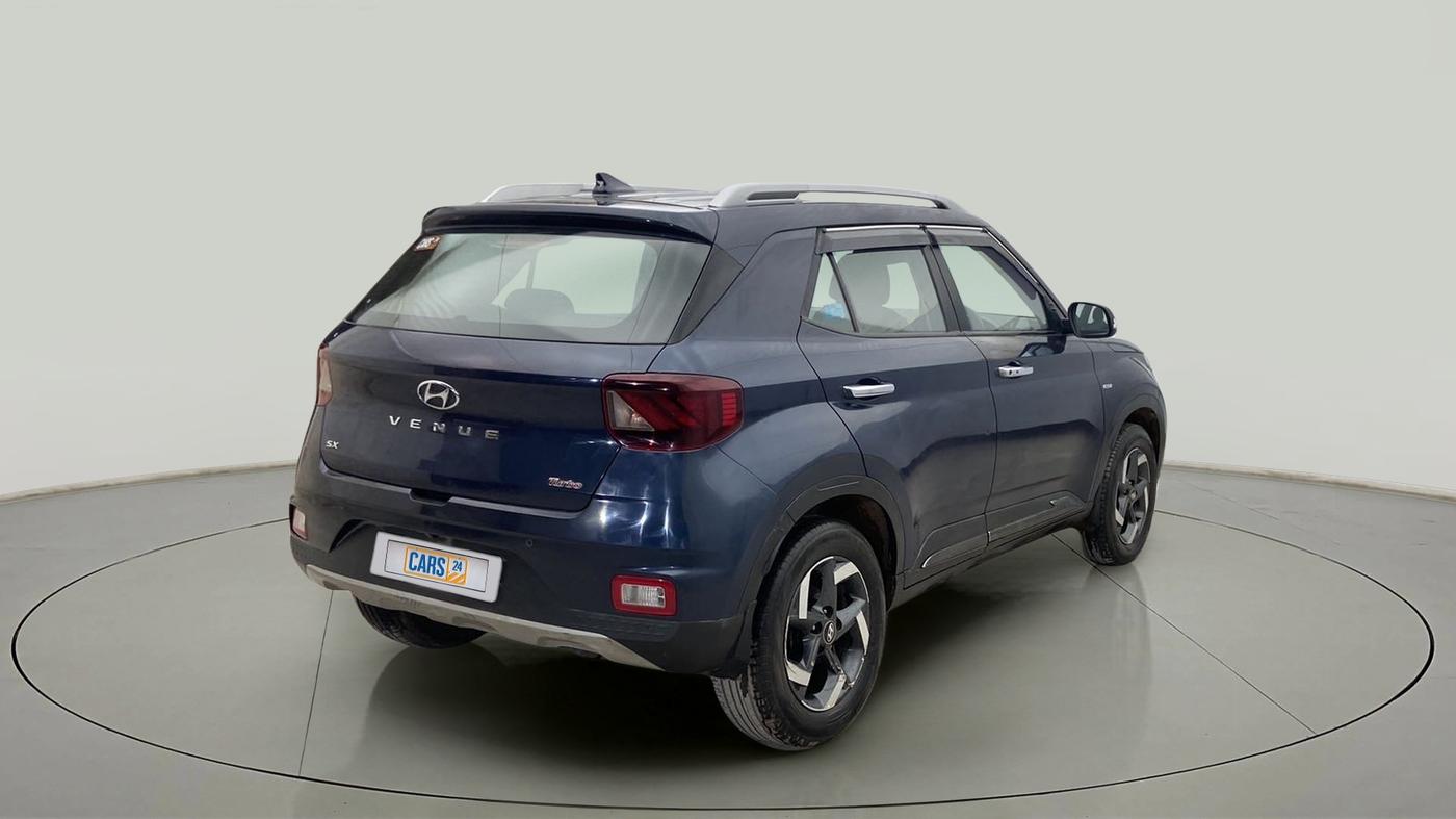 2019 Hyundai VENUE SX PLUS 1.0 TURBO DCT, Petrol, Automatic, 38,687 km, Right Back Diagonal