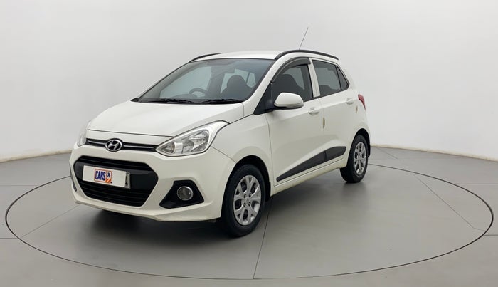2015 Hyundai Grand i10 SPORTZ 1.2 KAPPA VTVT, Petrol, Manual, 91,740 km, Left Front Diagonal