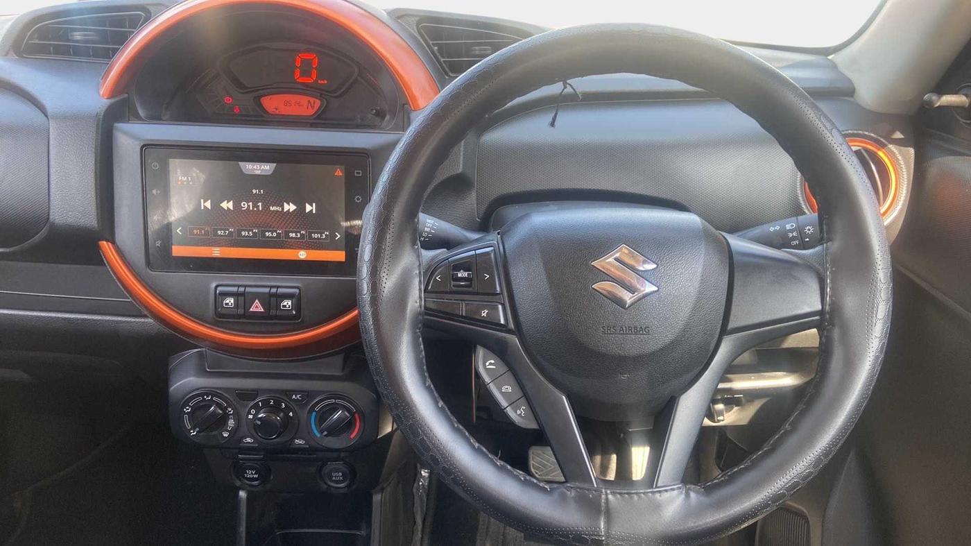 2020 Maruti S PRESSO VXI PLUS AMT, Petrol, Automatic, 8,513 km, Steering Wheel Close Up