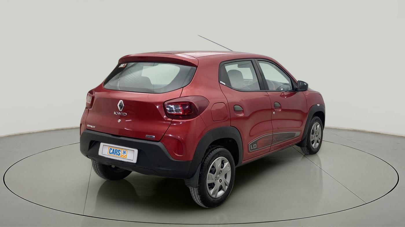 2020 Renault Kwid RXT 1.0 AMT (O), Petrol, Automatic, 12,381 km, Right Back Diagonal