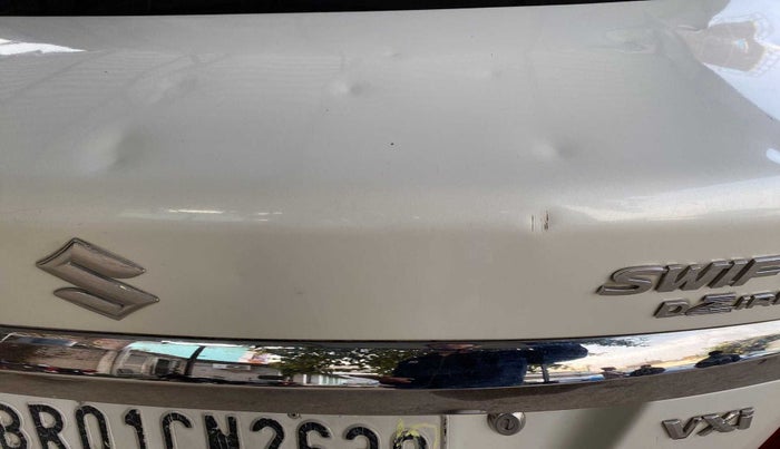 2016 Maruti Swift Dzire VXI, Petrol, Manual, 39,219 km, Dicky (Boot door) - Slightly dented