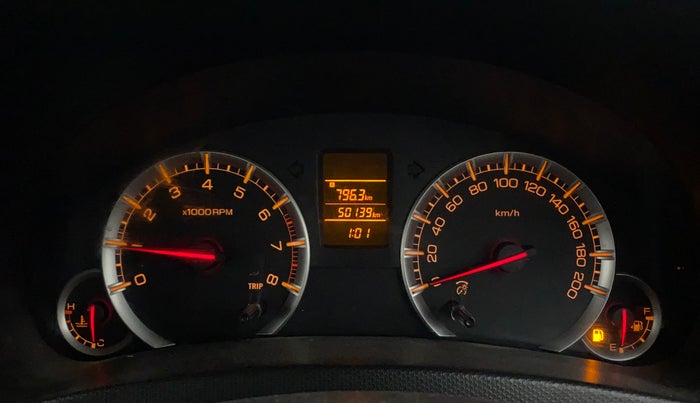 2014 Maruti Swift Dzire VXI, Petrol, Manual, 50,139 km, Odometer Image