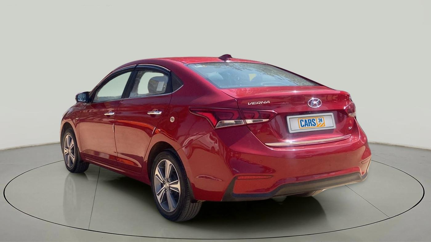 2019 Hyundai Verna 1.6 VTVT SX (O) AT, Petrol, Automatic, 25,059 km, Left Back Diagonal