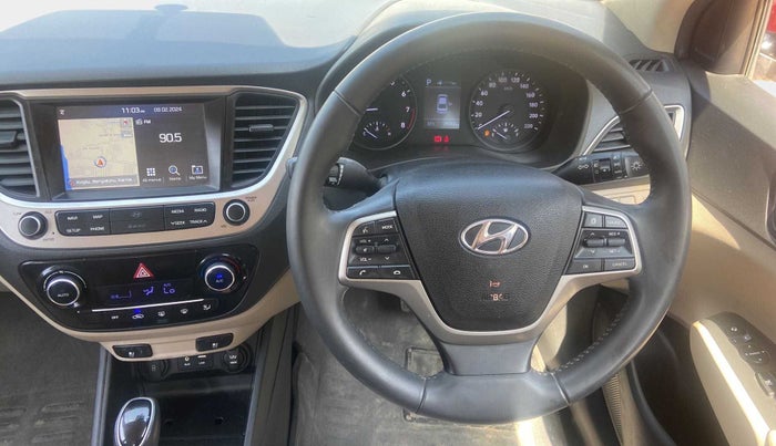 2019 Hyundai Verna 1.6 VTVT SX (O) AT, Petrol, Automatic, 25,059 km, Steering Wheel Close Up