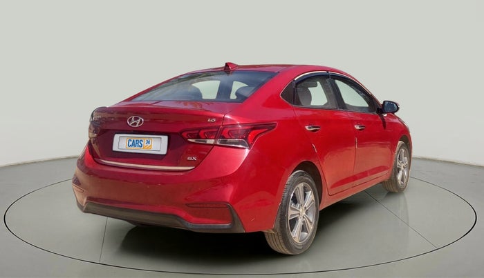 2019 Hyundai Verna 1.6 VTVT SX (O) AT, Petrol, Automatic, 25,059 km, Right Back Diagonal