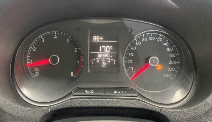 2018 Volkswagen Ameo TRENDLINE 1.0L, Petrol, Manual, 67,051 km, Odometer Image