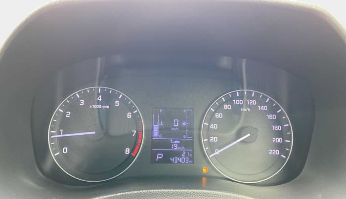 2017 Hyundai Creta SX PLUS AT 1.6 PETROL, Petrol, Automatic, 43,394 km, Odometer Image