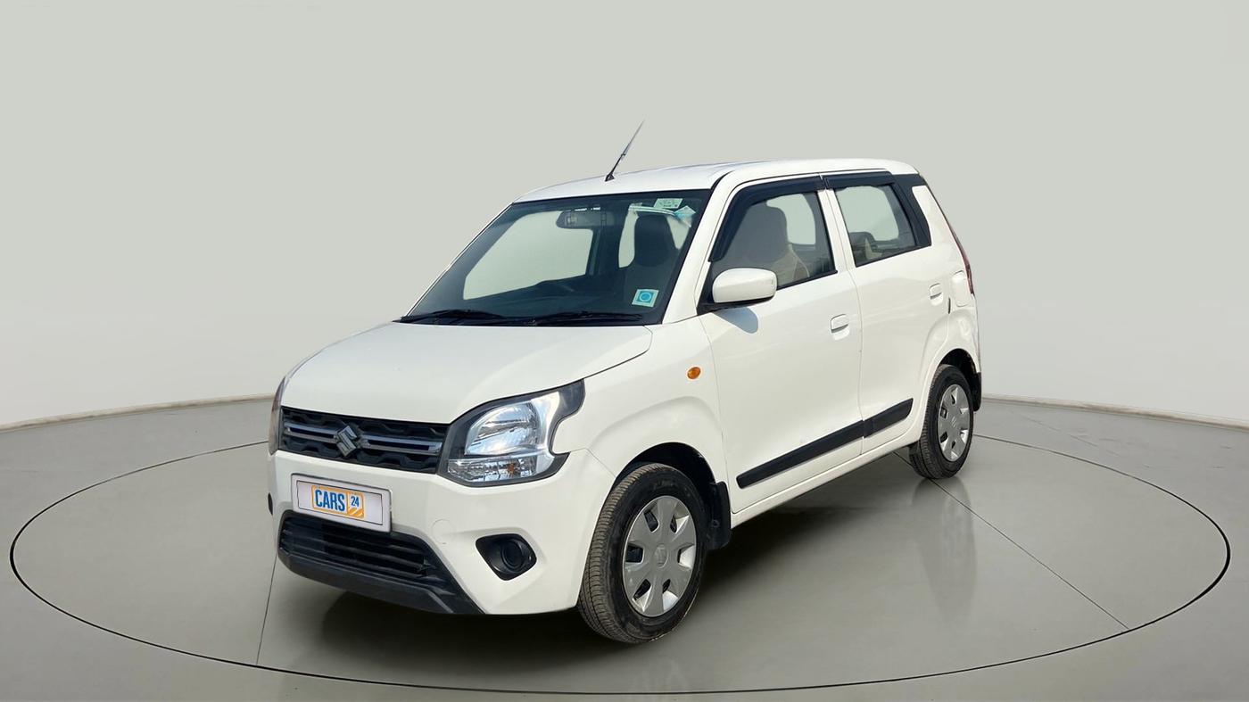 2019 Maruti New Wagon-R VXI 1.0, CNG, Manual, 27,184 km, Left Front Diagonal