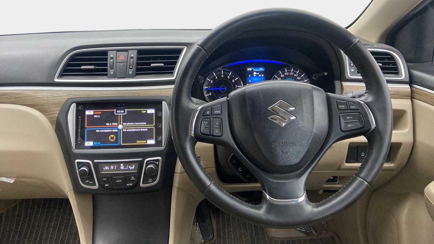 2020 Maruti Ciaz ALPHA 1.5 SHVS PETROL, Petrol, Manual, 40,226 km, Steering Wheel Close Up