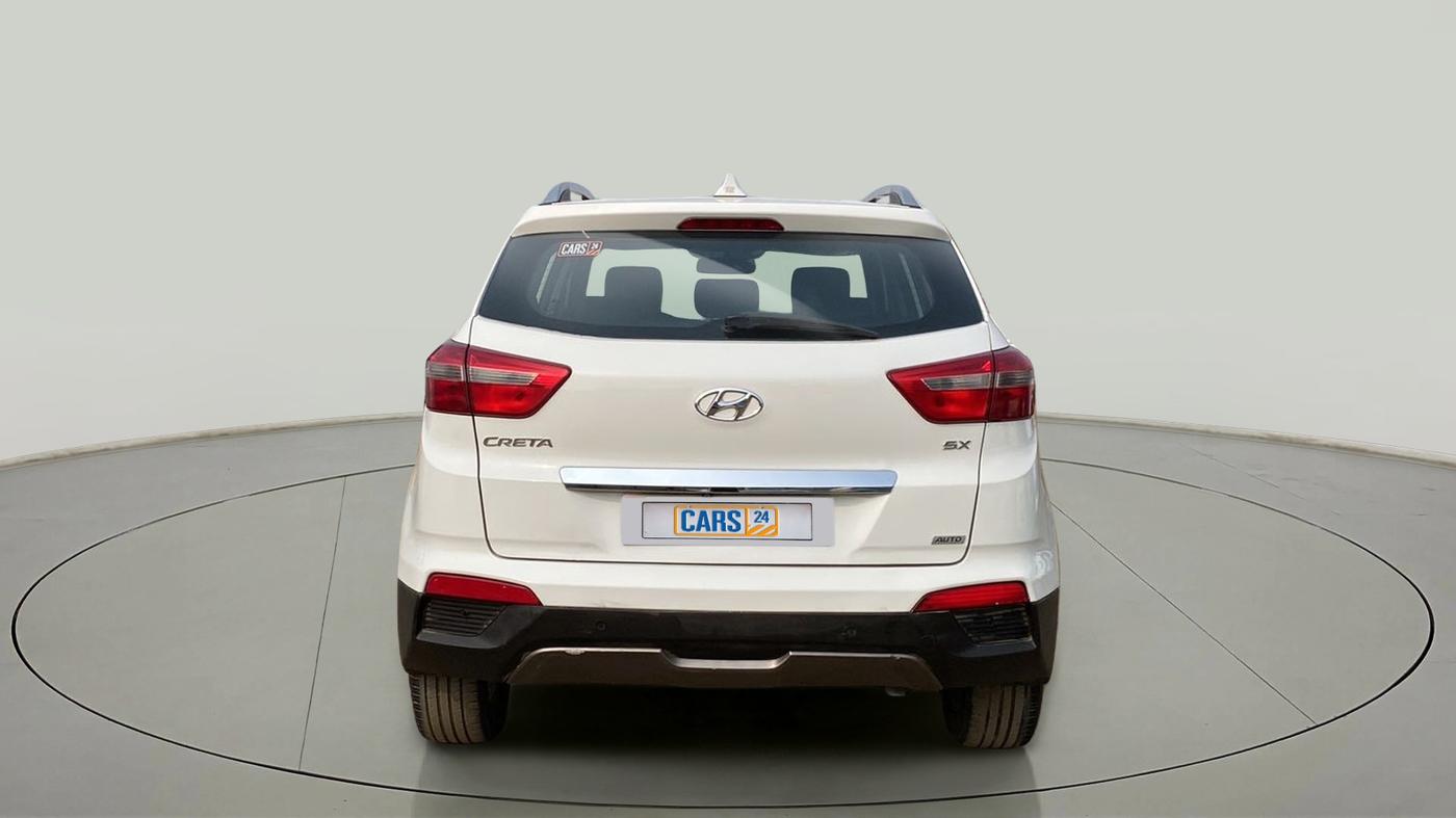 2016 Hyundai Creta SX PLUS AT 1.6 PETROL, Petrol, Automatic, 80,000 km, Back/Rear