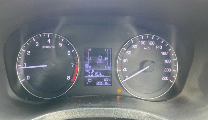 2016 Hyundai Creta SX PLUS AT 1.6 PETROL, Petrol, Automatic, 80,000 km, Odometer Image