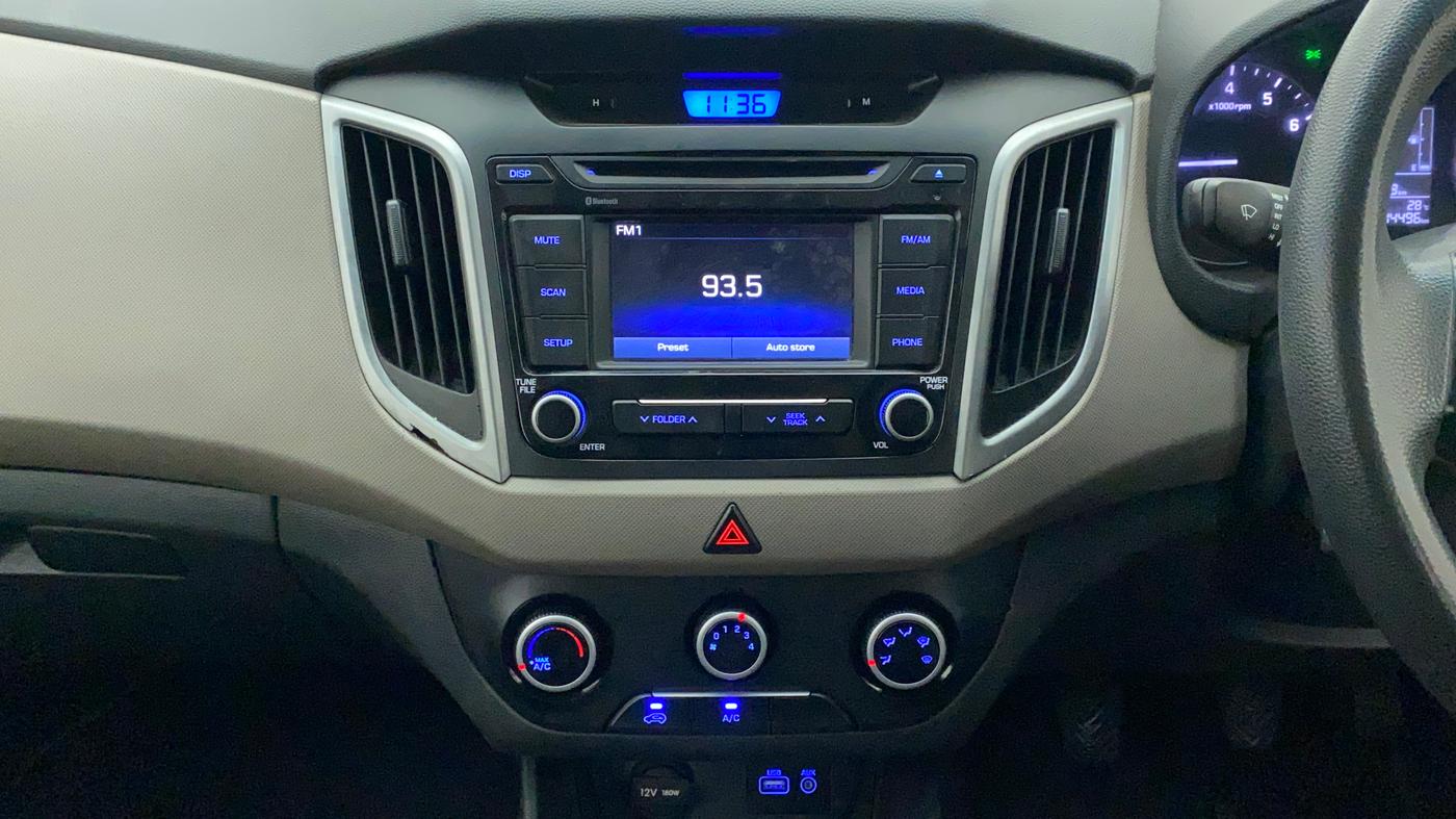 2018 Hyundai Creta E PLUS 1.6 PETROL, Petrol, Manual, 1,14,721 km, Air Conditioner