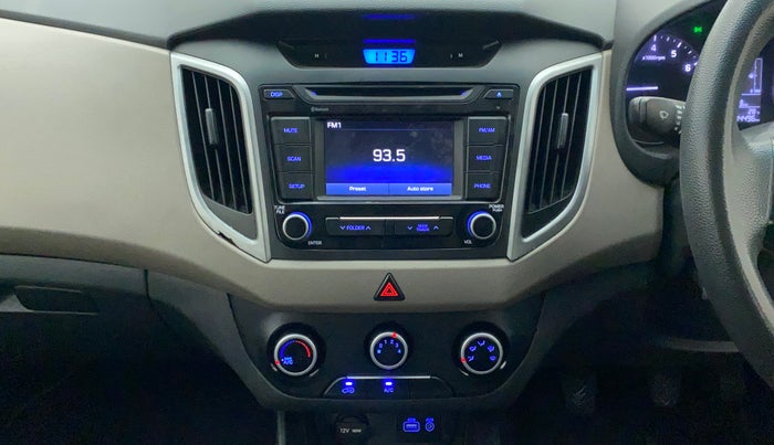 2018 Hyundai Creta E PLUS 1.6 PETROL, Petrol, Manual, 1,14,721 km, Air Conditioner