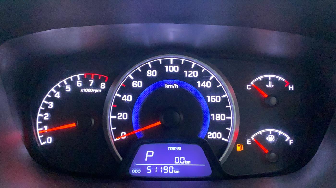2017 Hyundai Grand i10 MAGNA AT 1.2 KAPPA VTVT, Petrol, Automatic, 51,190 km, Odometer Image
